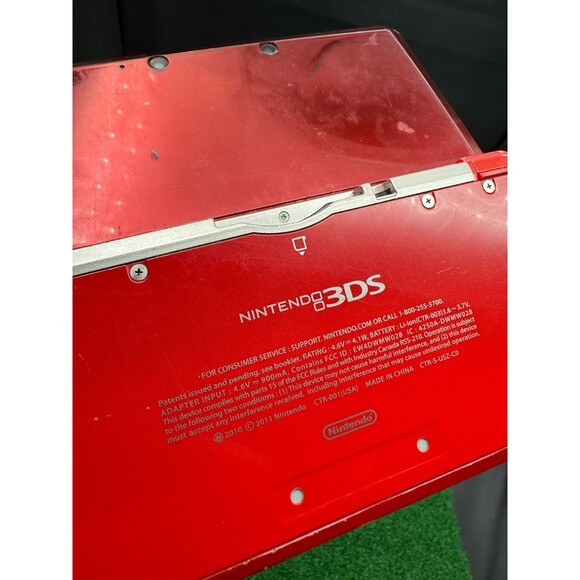 UNTESTED AS-IS Nintendo 3DS XL Galaxy RED-001 System Handheld Only Parts Repairs - Picture 2 of 11